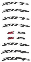 ZIPP decals for wheels black or white matt